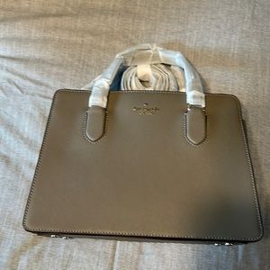 Kate Spade gray leather bag